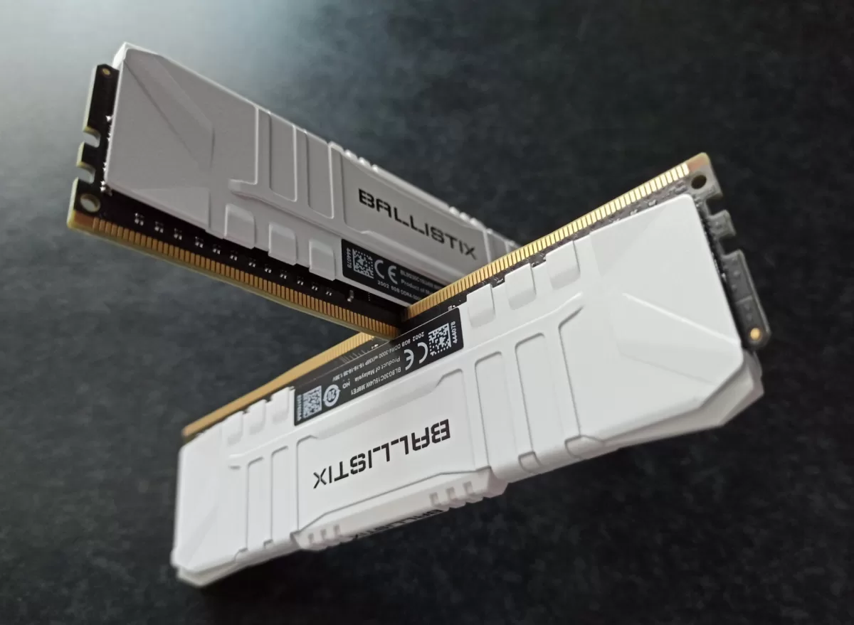Crucial Ballistix 16GB Kit (2 x 8GB) DDR4-2666 Desktop Gaming Memory (White)