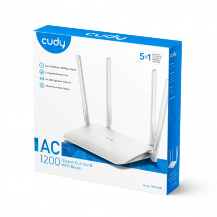 CUDYAC1200 Gigabit Dual Band Smart Wi-Fi Router
