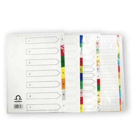 Libra Color PP A4 divider (1-10Numbers)