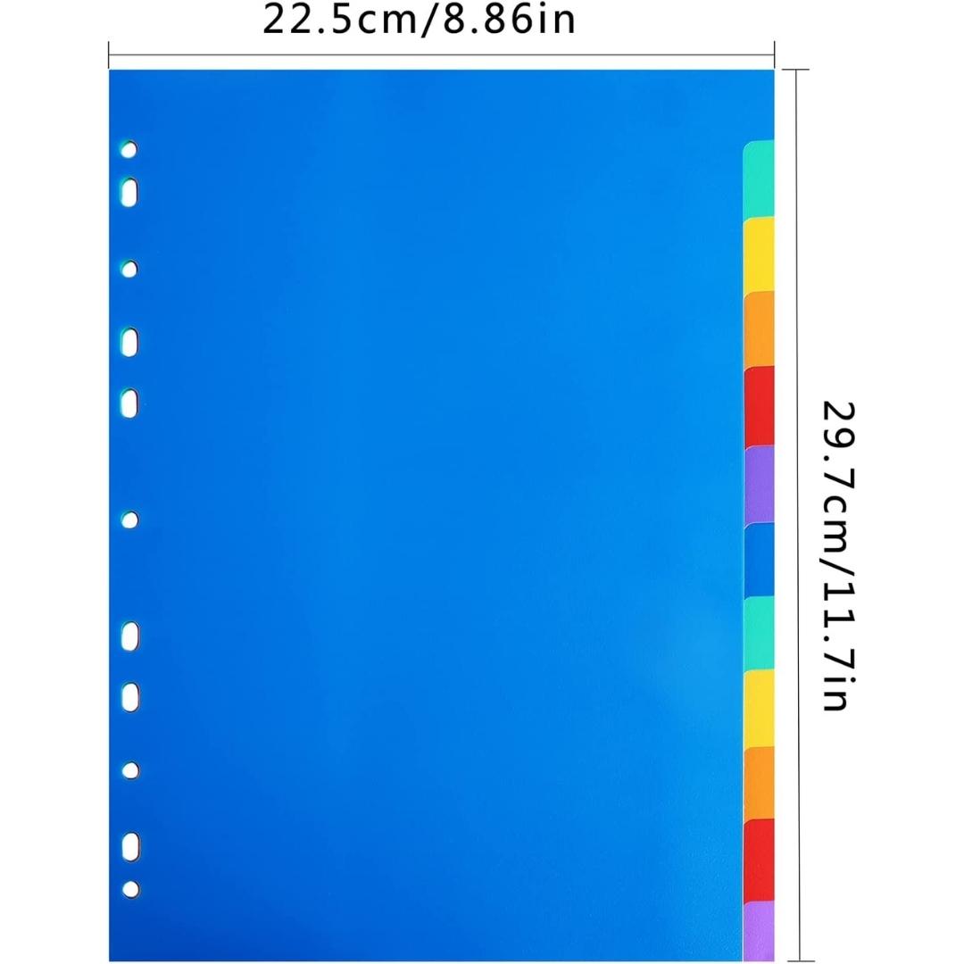 File Dividers 1-12 Color Series -#1 Best office supplies UAE