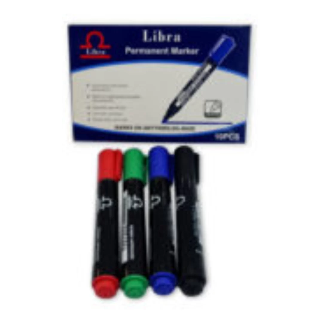 1 Best Shop Libra Permanent Marker Black Blue Red Green 1 Best Shop Libra Permanent Marker Black Blue Red Green
