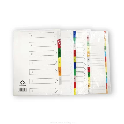 Libra PP A4 Divider 1 to 7 Colors