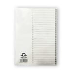 Libra PP A4 Dividers 1 to 20 Number with Colors