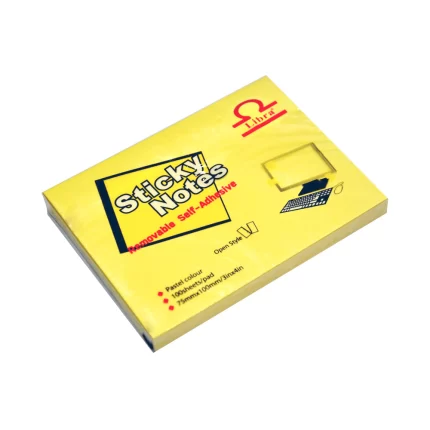 Libra Sticky Notes Yellow
