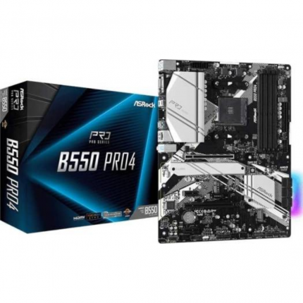 ASRock B550 PRO4 AMD AM4 Socket ATX Motherboard