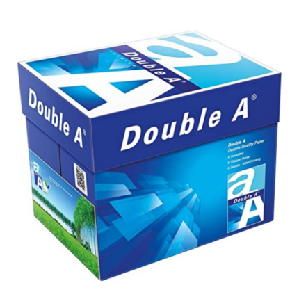 Double A - Printer Paper, Size A4, GSM 80, 500 Pages Ream (Bundle of 5 Reams)