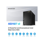 Asustor AS3102T v2 two bay NAS Intel Celeron