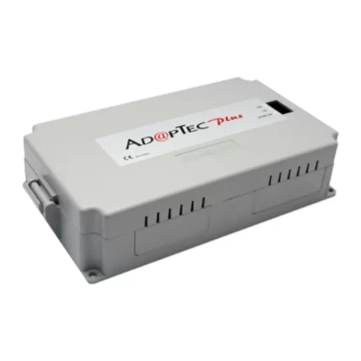 Image of FingerTec AdapTec Plus controller – a compact access control power supply unit with signal encryption, backup battery support, and integrated alert system. buy at costtocost.ae