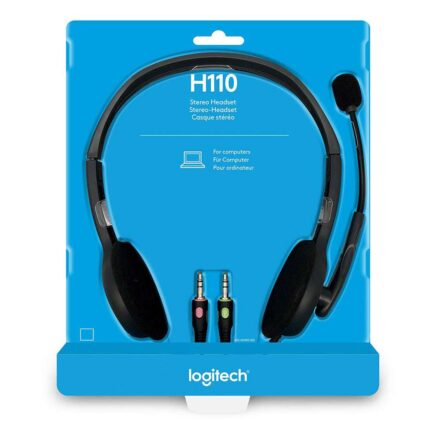 Logitech H110 Stereo Headset with Noise Cancelling Microphone