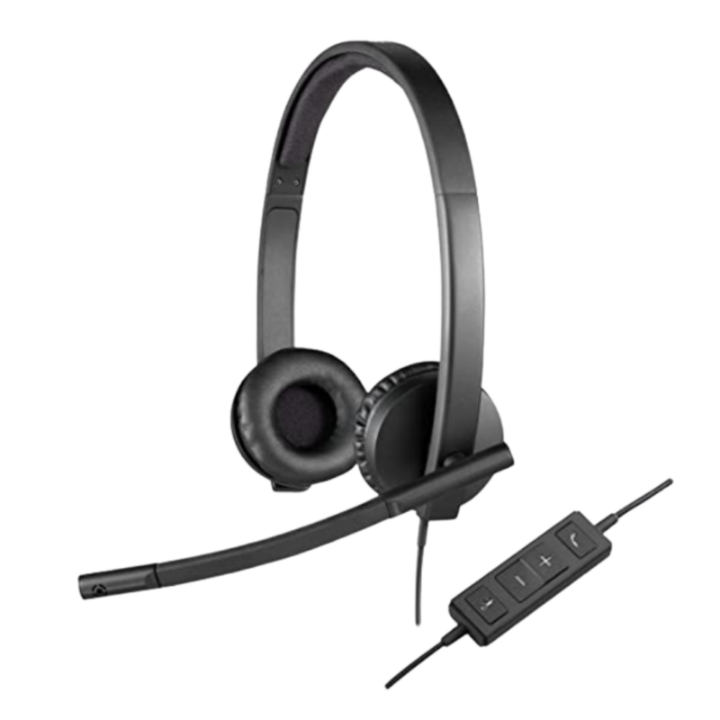 Logitech H570e Wired Headset Stereo Headphones