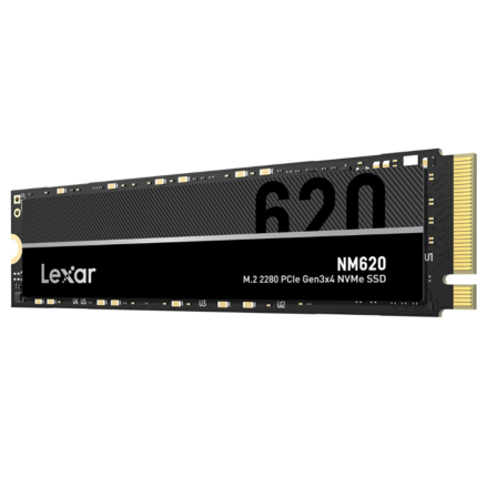Lexar 512GB NM620 M.2 2280 PCIe Gen3x4 NVMe Solid-State Drive read up to 3300MB/s, write up to 2400MB/s