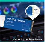 Western Digital Blue SN570 2TB High Performance M 2