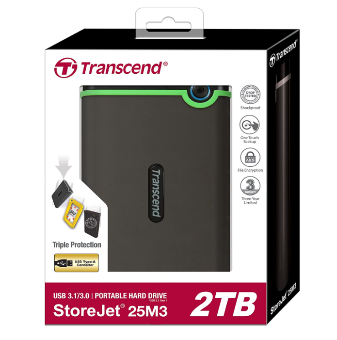 Transcend 2 TB USB 3.0 External Hard Drive