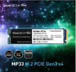 TEAMGROUP 1TB SSD Team MP33 M 2 PCIe G3x4 2280