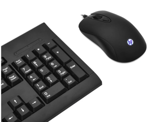 HP km100 USB Wired Gaming Keyboard Mouse Combo