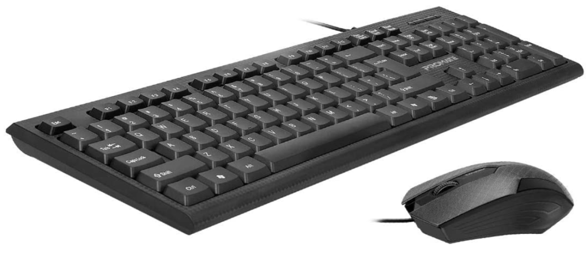 Promate Wired Combo Keyboard Mouse