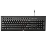 HP K200 Wired USB Keyboard Black