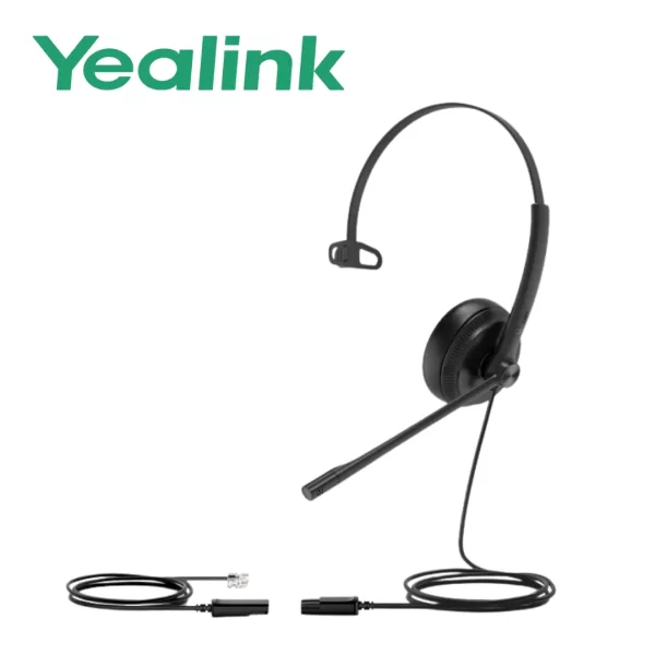 Yealink YHS34 Mono Analog Wired Headset
