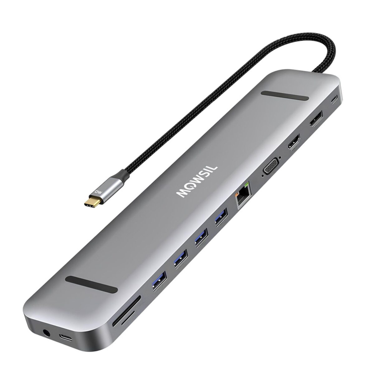 Mowsil USB-C Docking Station 13 in 1 Type-C