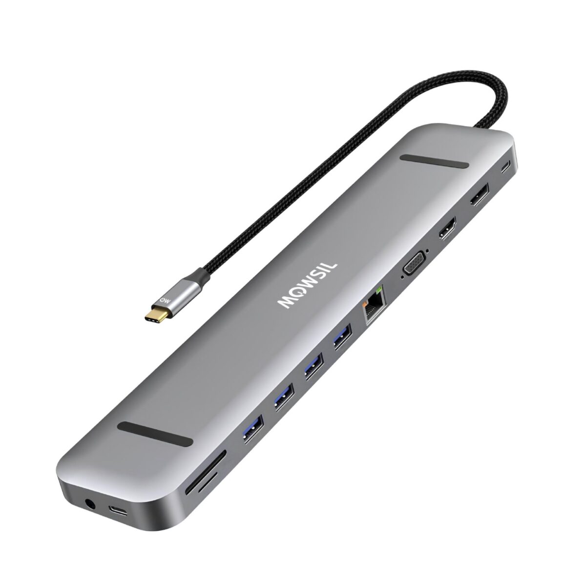 Mowsil USB-C Docking Station 13 in 1 Type-C