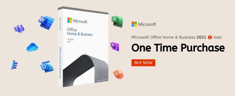 Microsoft Office Home And Business 2021 1 User One Time