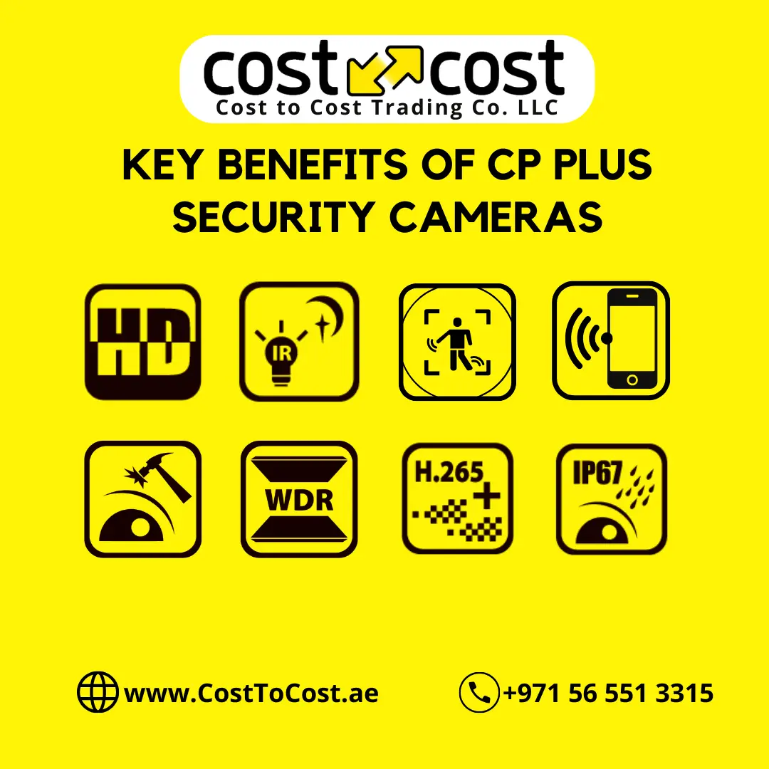 5 Key Benefits of CP Plus Security Cameras on costtocost.ae