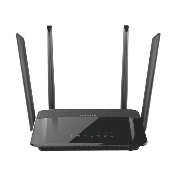 D-Link AC1200 DIR-822 Wi-Fi Router with high-speed dual-band performance, four antennas, and advanced security for seamless home connectivity.