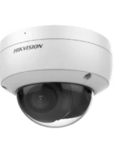 Hikvision 4 MP Camera DS 2CD2143G2 IU IP Dome Camera with AcuSense technology, night vision, and vandal-resistant design.