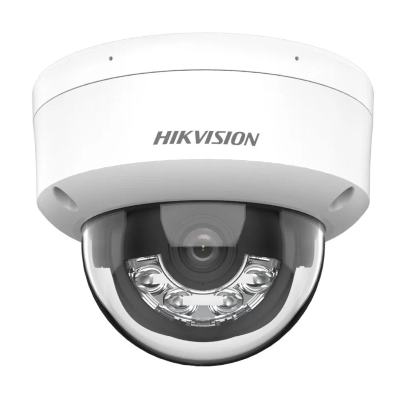 Hikvision DS-2CD1143G2-LIU 4MP dome camera with built-in mic and AI detection for advanced security monitoring.