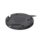 Logitech Rally Mic Pod Hub with three 12-pin connections for flexible mic pod placement.