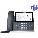 Yealink MP56-SFB IP phone featuring a sleek design, dedicated Teams button, and superior audio quality for enterprise use.