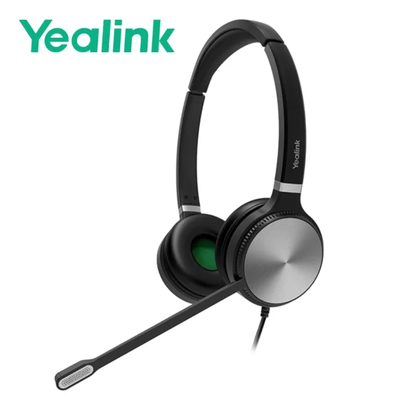 Yealink YHS36 Dual Wired Headset with Noise-Cancelling Mic and HD Voice for Clear Communication