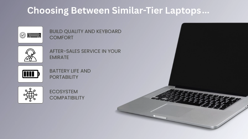 choosing between similar tier laptops