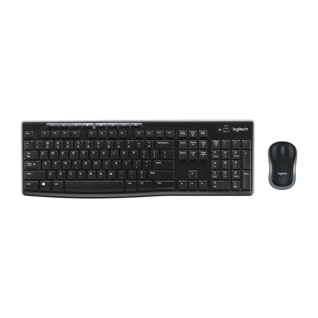 Logitech MK270 wireless keyboard mouse combo in black – available at Cost to Cost UAE