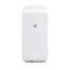 Ubiquiti NanoBeam Loco M5 front view with mounting bracket