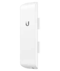 NanoStation M2 (NSM2) with High-Gain Antenna – Front & Side View