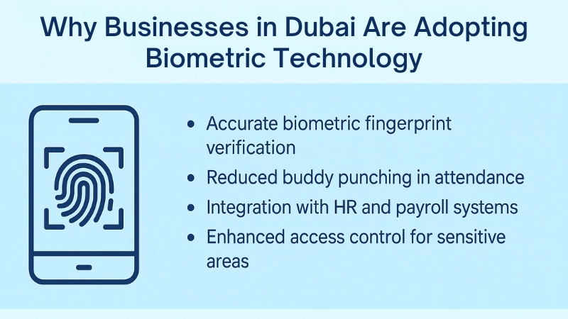 why business in dubai are adopting biometric technology