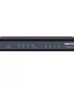 Front view of Dinstar 8 FXO DAG1000-8O Anolog Voip Gateway