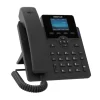 Side view of Dinstar C62UP Color Screen IP Phone showing Ethernet ports