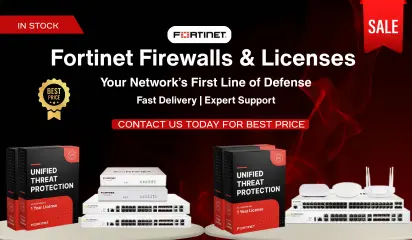 Fortinet firewall and licence offer banner