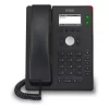 Side view of SNOM D120 Desk Telephone showing function keys