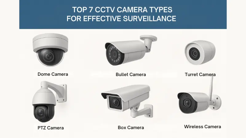 Top 7 CCTV Camera Types for Effective Surveillance in Dubai