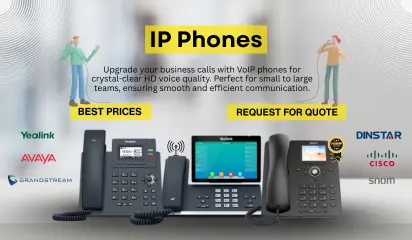 IP & VOIP phones - yealink, snom, Dinstar home page mob banner