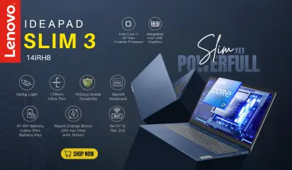 Lenovo ideapad slim 3 Home page mob Banner